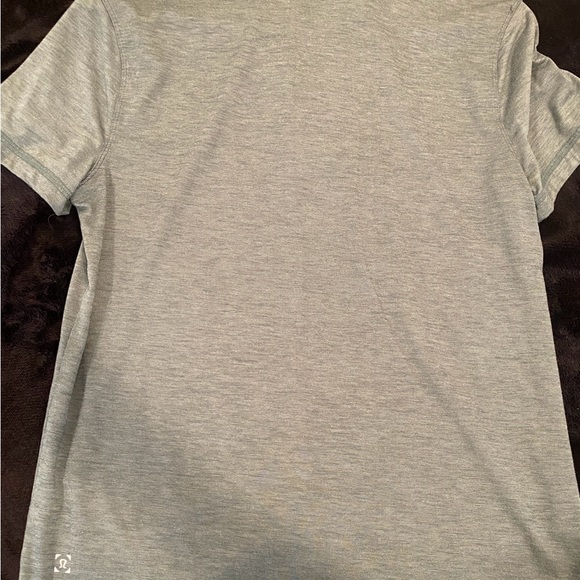 Lululemon Men’s Polo Shirt Size Small Green/black - Picture 3 of 4